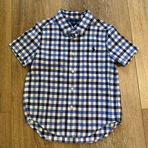 RALPH LAUREN BOYS SIZE 4 BUTTON DOWN SHIRT